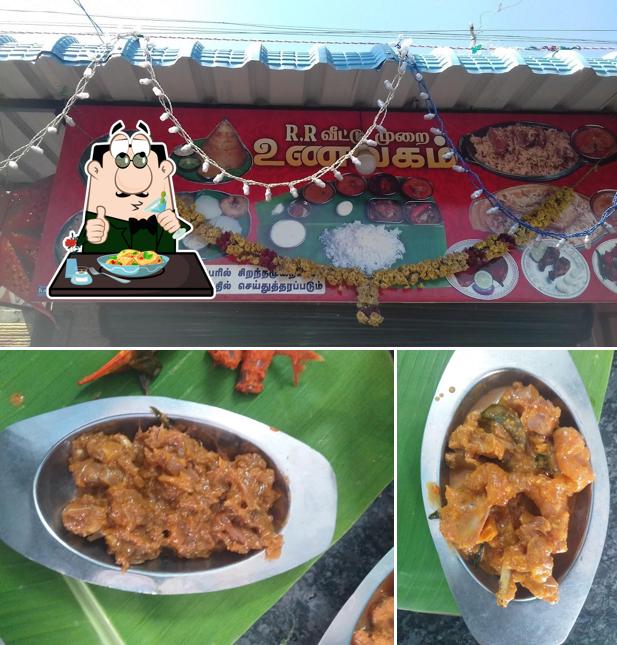Food at ABI R.R Homely Restaurant