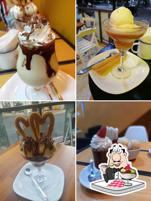 Café com Churros serve uma seleção de pratos doces