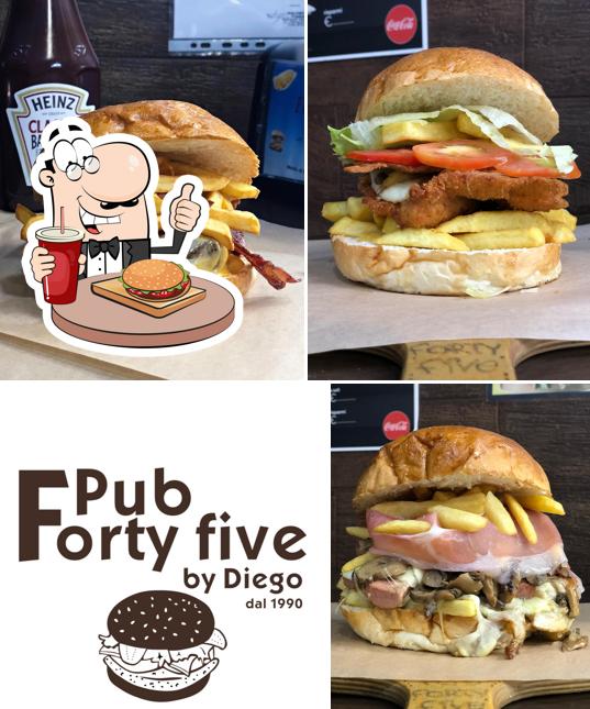 Gli hamburger di Forty Five Pub - Dal 1990 potranno incontrare i gusti di molti