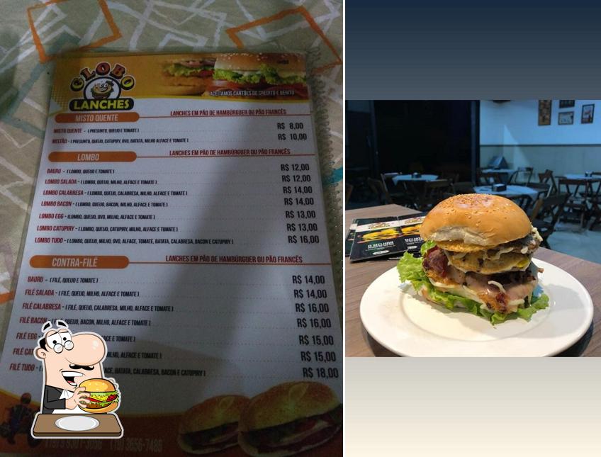 Os hambúrgueres do Globo Lanches irão saciar diferentes gostos