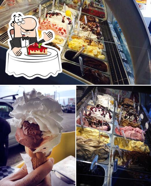 Gelateria L'Incontro - Fraz.Pagliarone offre un'ampia gamma di dessert