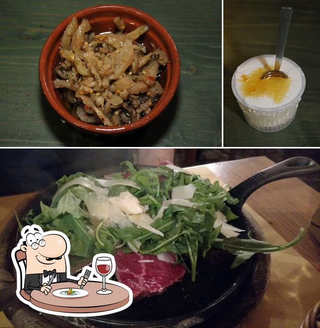 Questa è la foto che raffigura la cibo e bevanda di al contadino non far sapere