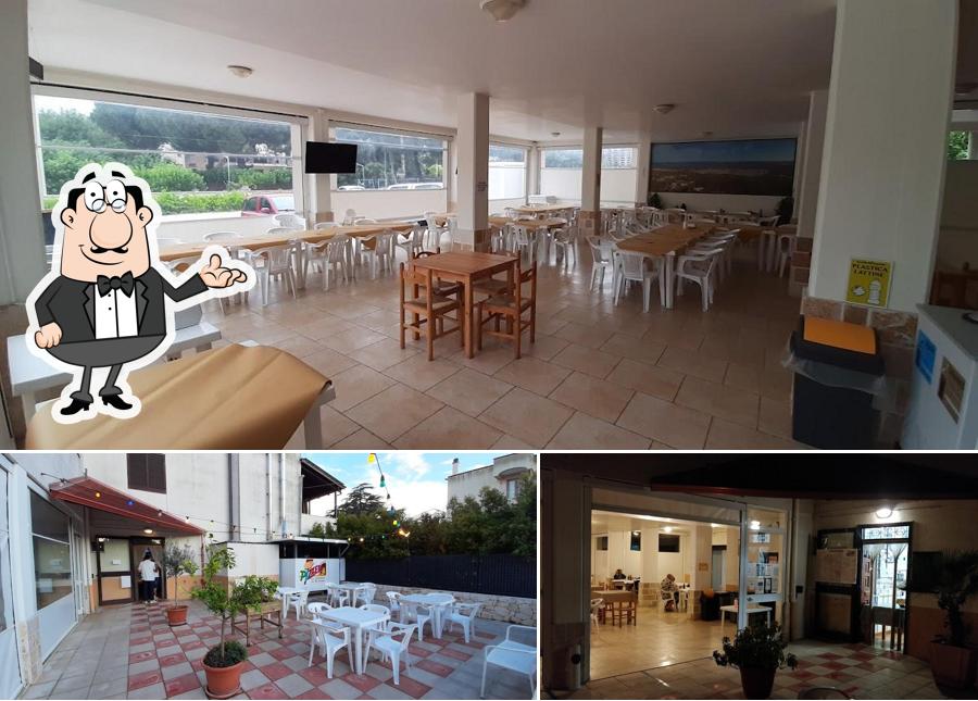 Gli interni di Pizzeria dei Platani