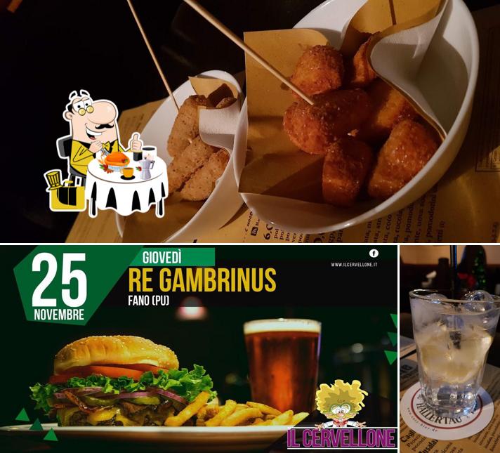Guarda la immagine che presenta la cibo e bevanda di Re Gambrinus