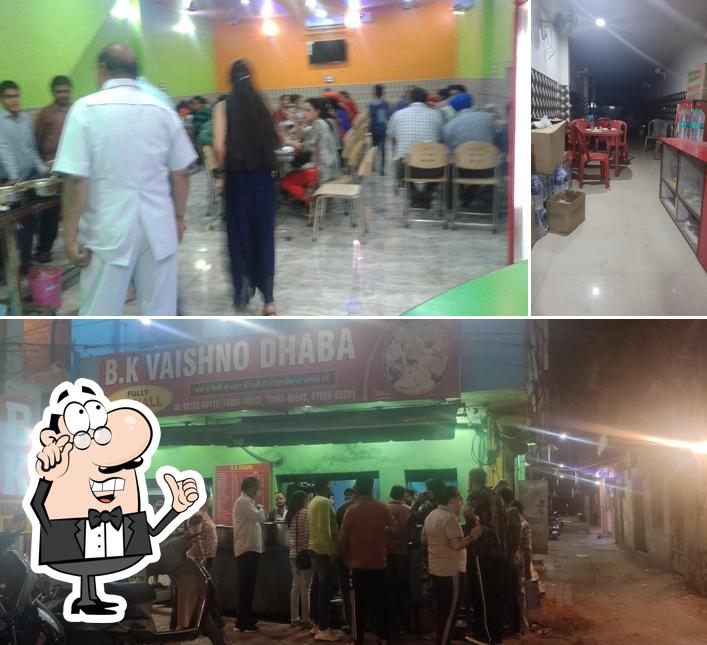 The interior of B K Dhaba