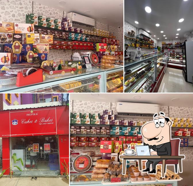 The interior of Cakes & Bakes, Kulti