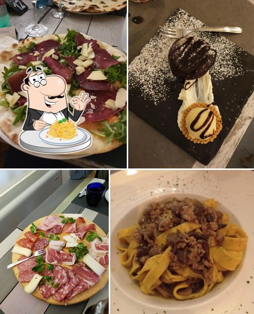 Spaghetti alla carbonara al Osteria del Borgo Subiaco