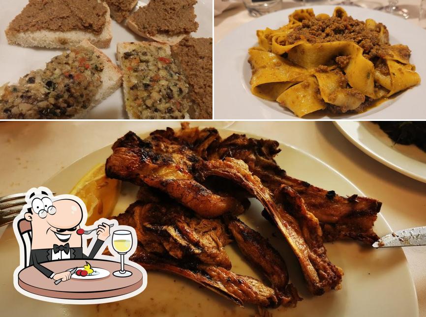 Pappardelle al Trattoria La Casa del Prosciutto