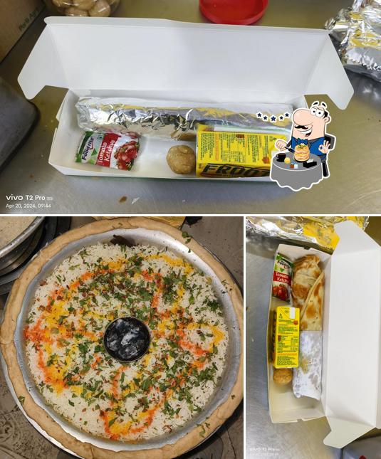 Food at Restaurant sairaj rolls house