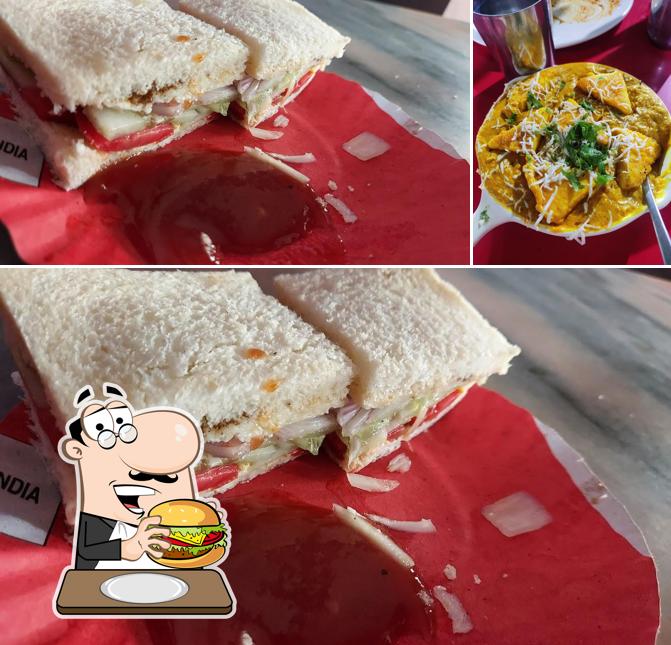 Try out a burger at Sukh Sagar Restaurant
