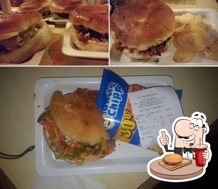 Order a burger at The Burger House
