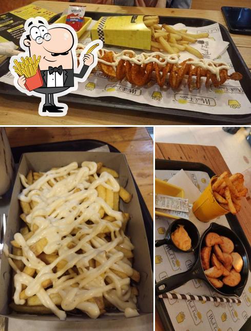 Taste French-fried potatoes at Mad fries (green) (Thirsty Monk)