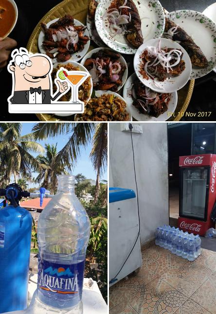 Take a look at the image showing drink and dessert at Changathi family Restaurant