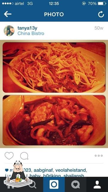 Food at China Bistro