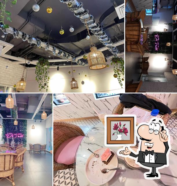 The interior of Do Tell Cafe & Pizzeria