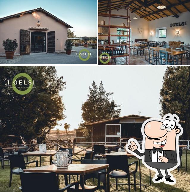 Gli interni di I GELSI - Maneggio Restaurant