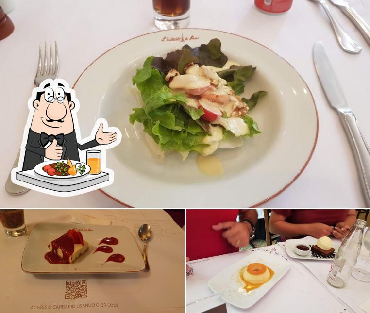 Comida em L'Entrecôte de Paris