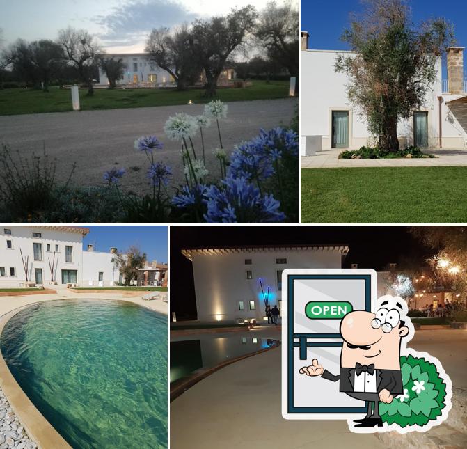 Goditi la vista dagli esterni di Masseria Sant'Eleuterio