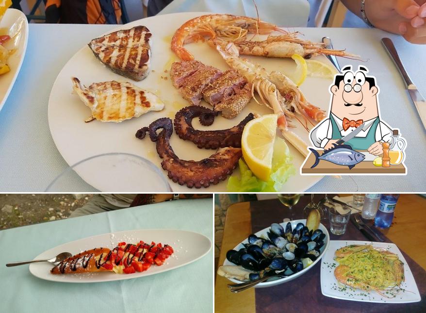 Salmone grigliato al Osteria Vento in Poppa