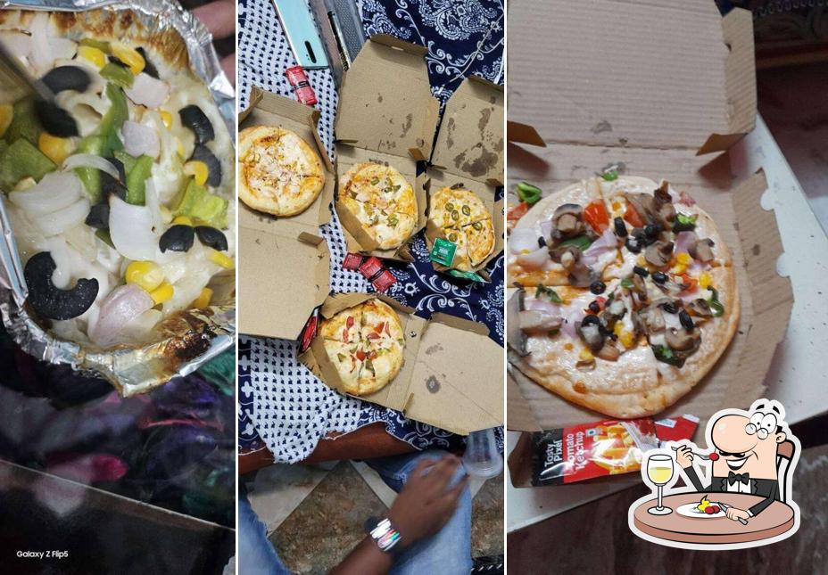 Food at Pizza Cave