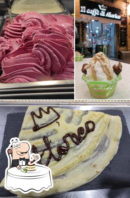Il caffè di Alarico serve un'ampia selezione di dolci
