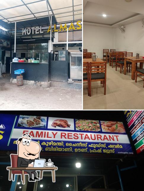 The interior of Hotel Al Mas