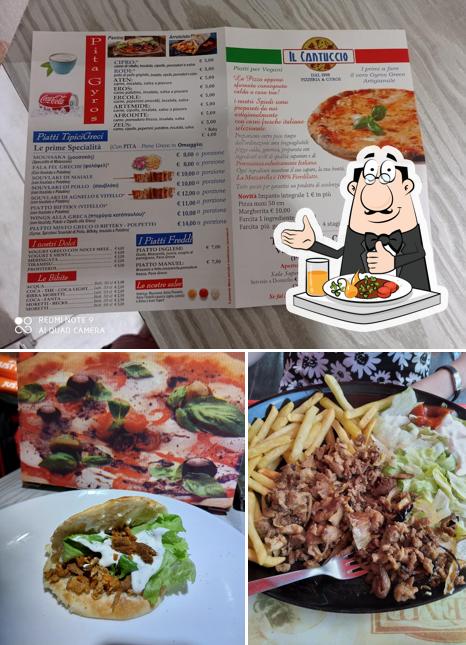 Platti al Il Cantuccio. Gyros pita greco Pizzeria