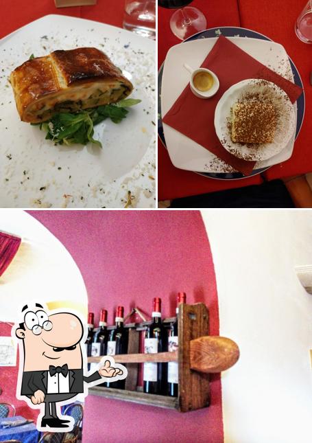 Gli interni di Locanda dell'Arco
