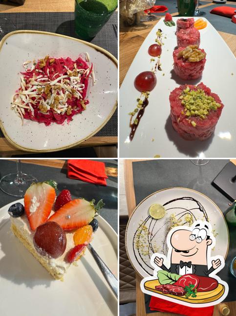 Carpaccio di manzo al Ristorante & Marcelleria "Porca Vaca"