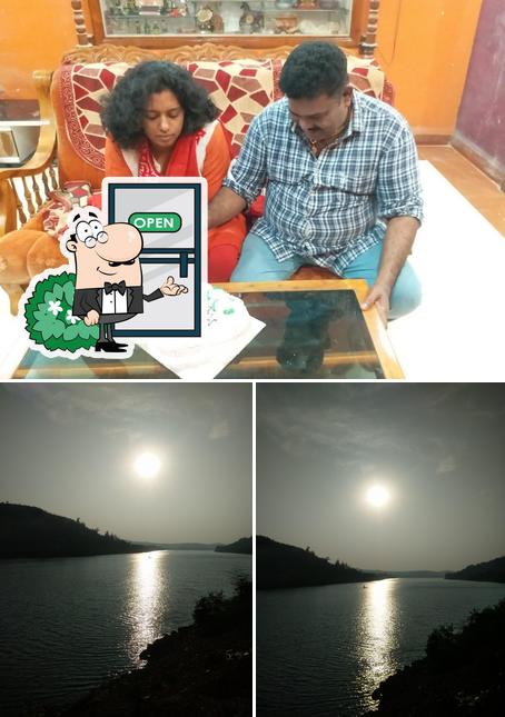 Check out the picture displaying exterior and interior at Shanti sagar