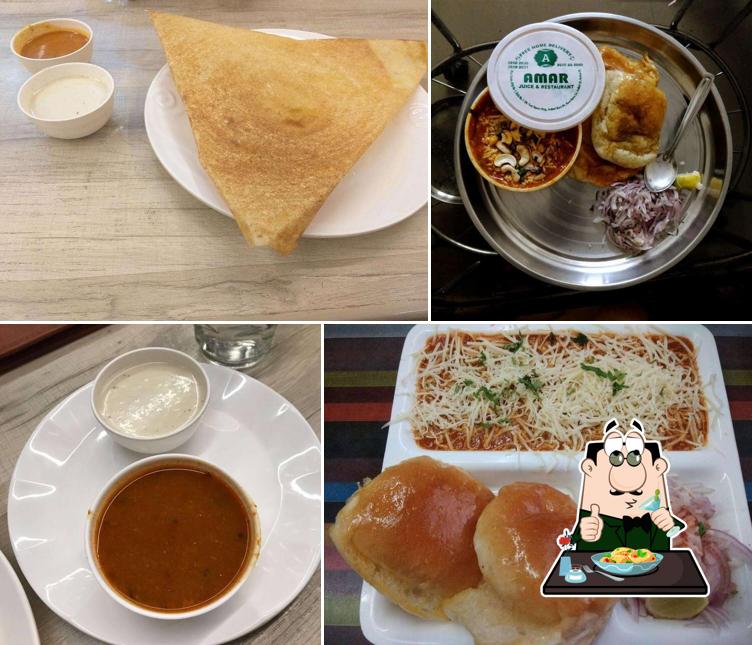 Food at Amar juice centre