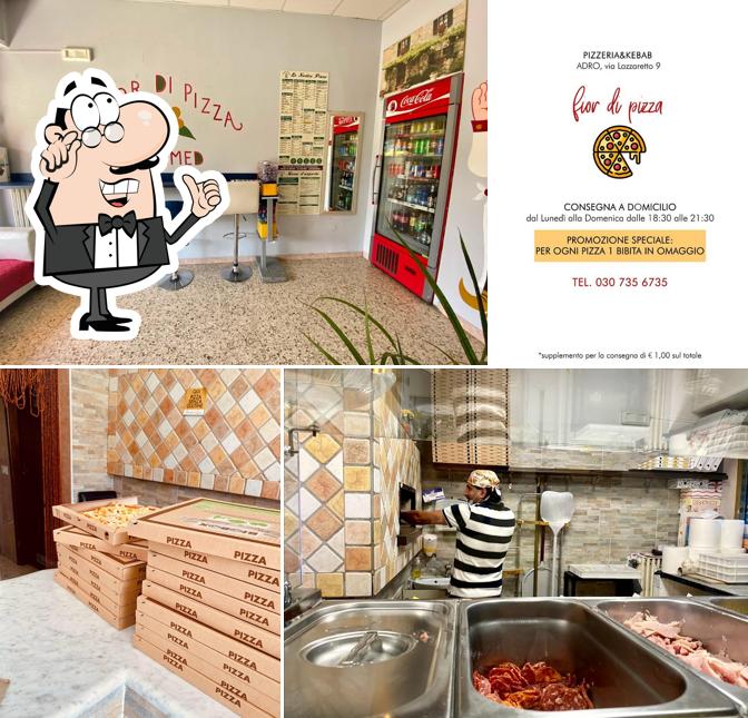 Gli interni di Fior di Pizza