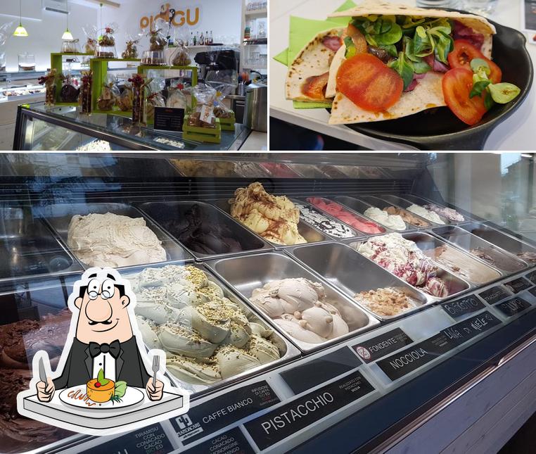 Cibo al Gelateria Pingu