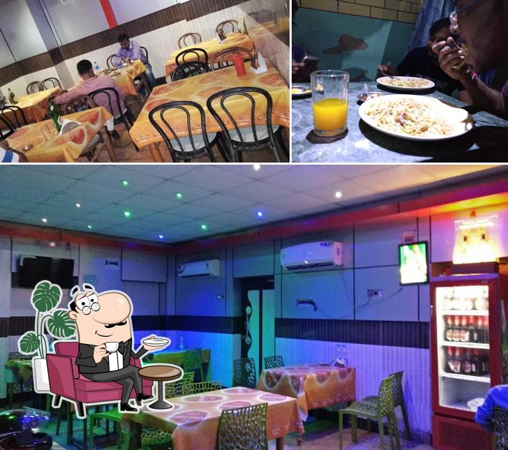 Among various things one can find interior and beverage at Hotel Malladev Green Park Bar & Restaurants