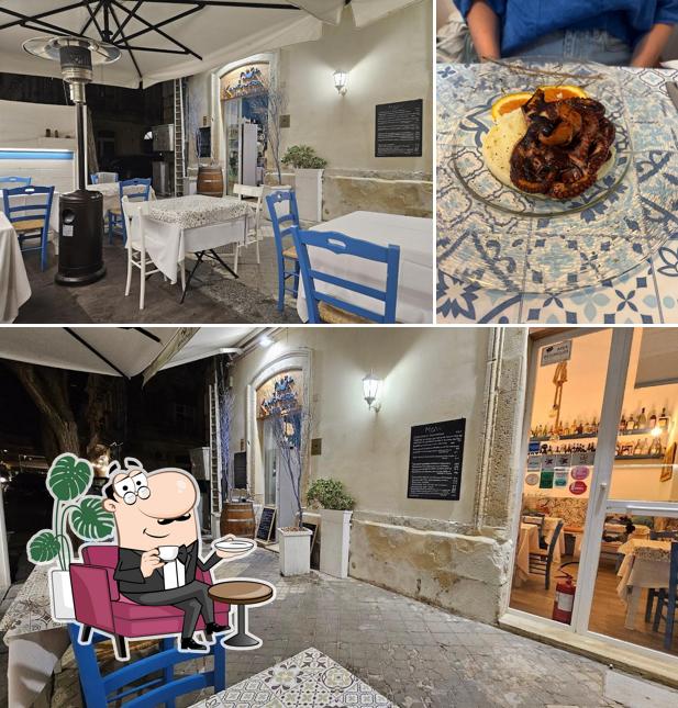 Gli interni di Kantunera Ristorante Ortigia