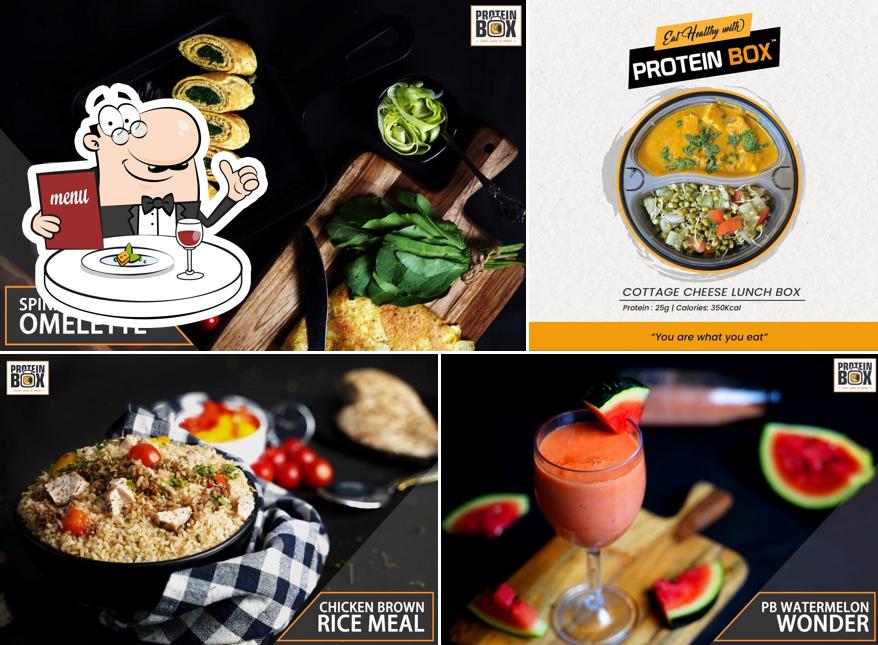 Food at Protein Box Diet Cafe