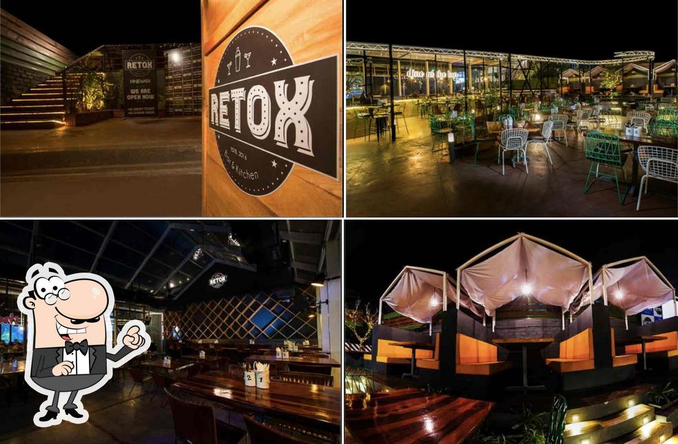 The image of interior and exterior at Retox
