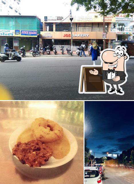 This is the photo displaying exterior and food at Jos Bakery