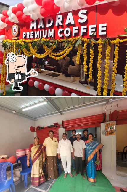 The interior of Madras Premium Coffee