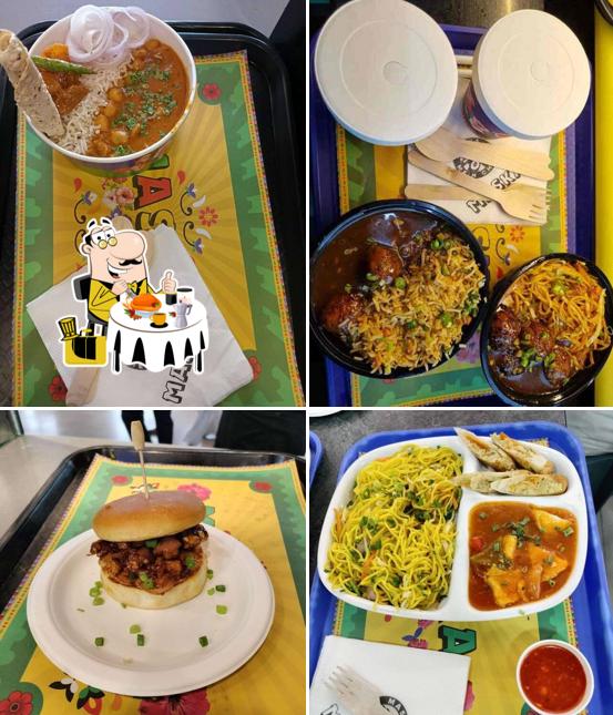 Pulled pork sandwich at Maska