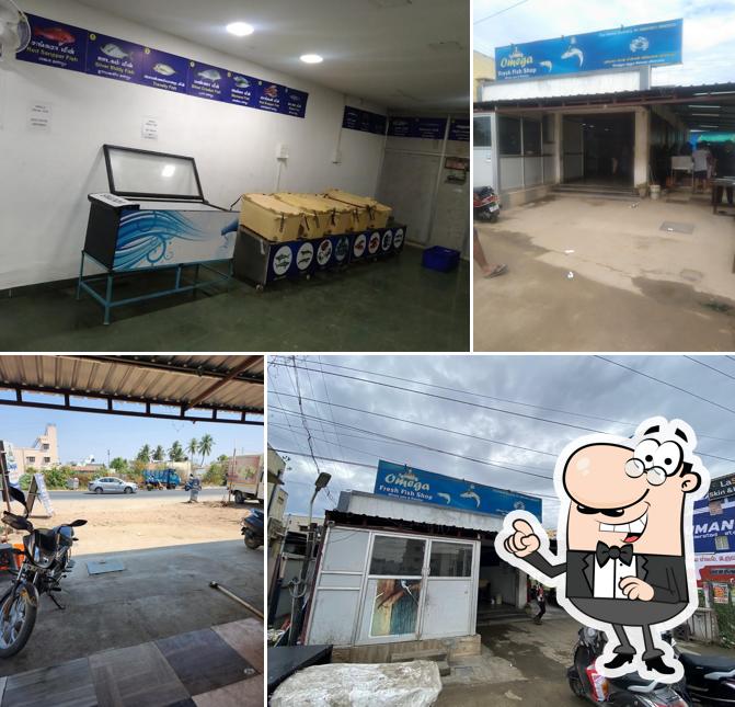 The exterior of Omega Fresh Fish Shop