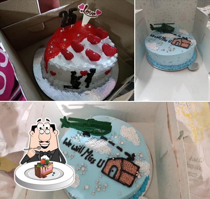 Chocolate cake at Shubh Radhika bakery