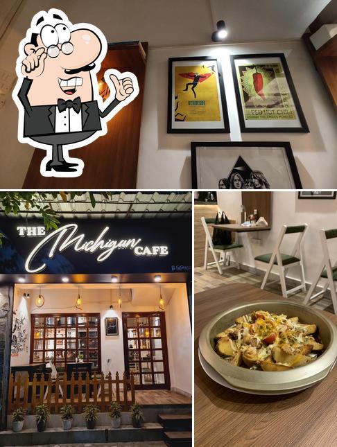 The interior of The Michigan Cafe