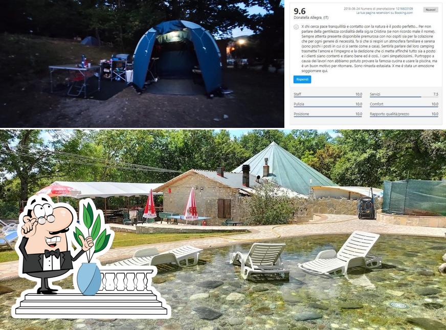 Goditi la vista dagli esterni di Camping Village La Verna