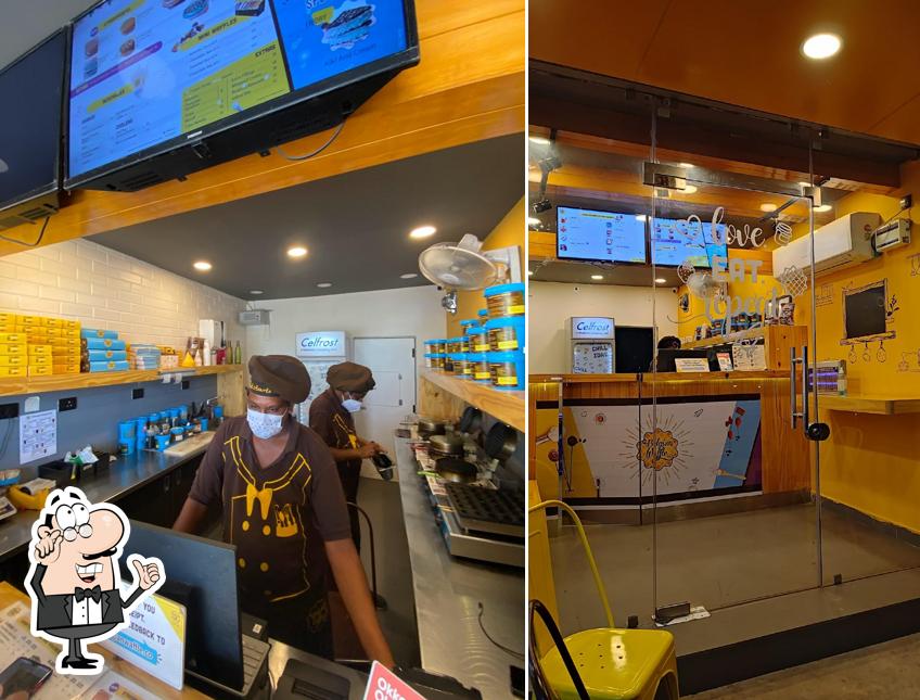 Check out how The Belgian Waffle Co looks inside