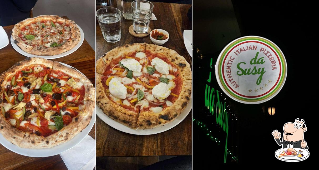 Order different kinds of pizza