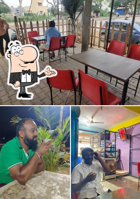 The interior of Venky fresh coffee & Snacks