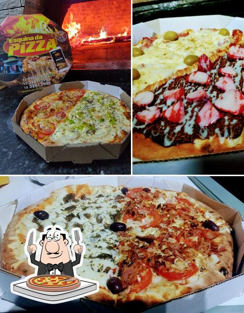 No Esquina da Pizza, você pode desfrutar de pizza