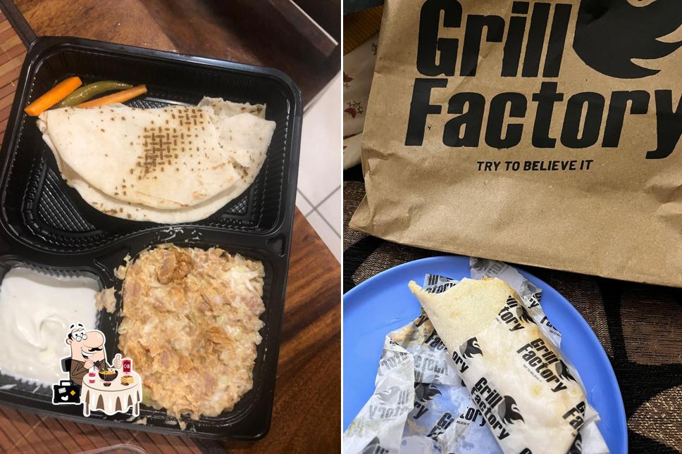 Food at Grill factory