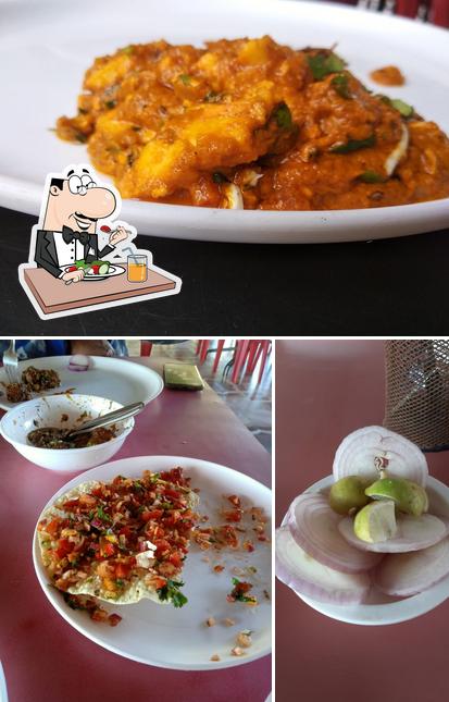 Food at Honours Restaurant